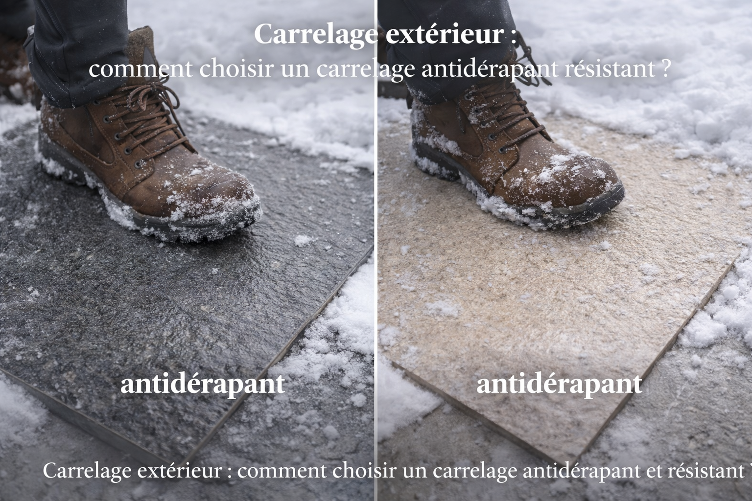 CARRELAGE ANTIDERAPANT ET RESISTANT | harmony carrelage Carrelage extérieur : comment choisir un carrelage antidérapant et résistant ? Wittenheim