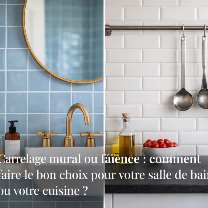 Carrelage mural ou fa&iuml;ence : comment faire le bon choix pour votre salle de bain ou votre cuisine ? Mulhouse